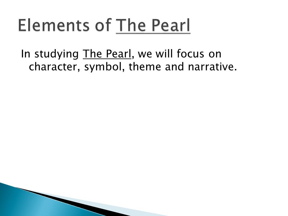Characters and themes in the pearl essay